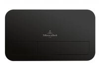 Villeroy & Boch ViConnect WC-Bet&auml;tigungsplatte, 2-Mengen-Sp&uuml;lung, Black Matt