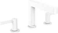 Hansgrohe 3-Loch Waschtischarmatur 110 Finoris mit Push-Open Ablaufgarnitur