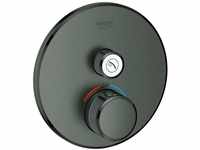 GROHE Thermostat Grohtherm SmartControl 29118 FMS rund 1 ASV hard graphite geb.,