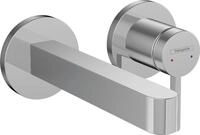 Hansgrohe 2-Loch Waschtischmischer Unterputz Finoris F-Set kurzer Auslauf chrom,