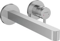 Hansgrohe 2-Loch Waschtischmischer Unterputz Finoris F-Set langer Auslauf chrom,