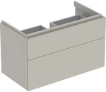 Geberit Xeno2 Unterschrank f. Waschtisch, 2 Schubladen 88x53x46,2cm, greige,