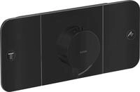 Hansgrohe Thermostat UP Axor One Fertigset 2 Verbraucher mattschwarz, 45712670