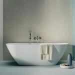 LAUFEN freistehende Badewanne LUA 750x1700x540, Aussen: weiss gl&auml;nzend, Innen: weiss