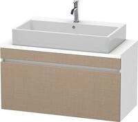 Duravit DuraStyle Konsolenwaschtischunterbau wandh&auml;ngend Leinen & Wei&szlig; Matt