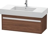 Duravit Ketho Waschtischunterbau wandh&auml;ngend Nussbaum dunkel Matt 1000x455x410 mm -