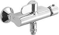 Hansa Brause-Thermostat-Batterie f&uuml;r Wandaufbau Hansatempra Rohrunterbrecher A2 0824