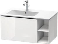 Duravit L-Cube Waschtischunterbau wandh&auml;ngend Wei&szlig; Hochglanz 820x481x400 mm -