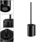 KEUCO Plan Black Selection Toilettenb&uuml;rstengarnitur Wandmodell, schwarz