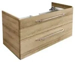Fackelmann MILANO Waschtischunterschrank 100x49,5x48 AsEi, 2 Schub, 84212 84212