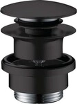 Hansgrohe Ablaufventil push-open DN32 mattschwarz mit &Uuml;berlaufloch, 50100670
