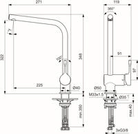 Ideal Standard K&uuml;chenarmatur Ceralook, ND, BC175AA