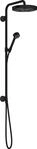 Hansgrohe Showerpipe Axor One 280 1jet mit Handbrause mattschwarz, 48790670 48790670