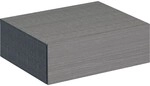 Geberit Xeno2 Seitenschrank mit 1 Schublade 58x20x46,2cm, sculturagrau, 500507431