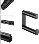 KEUCO Plan Black Selection Toilettenpapierhalter, schwarz matt, 14962370000
