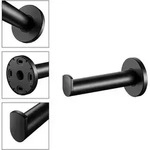 KEUCO Plan Black Selection Ersatzrollenhalter, schwarz matt, 14963370000 14963370000