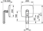 KEUCO iLook_move Wandkosmetikspiegel mit LED-Beleuchtung, Raumlichtschalter und