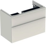 Geberit Smyle Square Unterschrank f&uuml;r Waschtisch, m. 2 Schubladen 88,4x61,7x47cm,