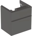 Geberit Smyle Square Unterschrank f&uuml;r Waschtisch, m. 2 Schubladen 58,4x61,7x47cm,