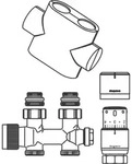 Oventrop Anschluss-Set Multiblock T und Uni SH 1184183