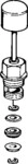 Hansa Zugknopfumstellung chrom, 59910803 59910803