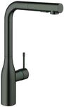 GROHE K&uuml;chenarmatur Essence 30504 auszb. Sp&uuml;lbrause hard graphite geb.,...