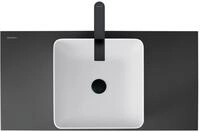 Duravit Tulum by Starck Einhebel-Waschtischmischer Schwarz Matt 50x200x265 mm -