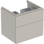 Geberit Xeno2 Unterschrank f. Waschtisch, 2 Schubladen 58x53x46,2cm, greige,