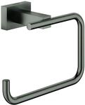 GROHE WC-Papierhalter Essentials Cube 40507_1 ohne Deckel hard graphite geb.,