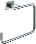 GROHE Handtuchring Essentials Cube 40510_1 Metall supersteel, 40510DC1 40510DC1