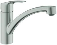 GROHE K&uuml;chenarmatur Eurosmart 33281_3 flacher Auslauf supersteel, 33281DC3 33281DC3