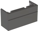 Geberit Smyle Square Unterschrank f&uuml;r Dopppelwaschtisch m. 2 Schubladen,