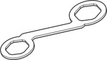 Hansa Sechskant-Ringschl&uuml;ssel Sw45, 59905190 59905190