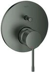 GROHE Wannenarmatur Essence f&uuml;r 35604 hard graphite geb&uuml;rstet, 24167AL1 24167AL1