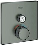 GROHE Thermostat Grohtherm SmartControl 29123 eckig FMS 1 ASV hard graphite geb.,