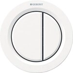 Geberit Fernbet&auml;tigung Typ 01 pneumatisch f&uuml;r 2-Mengen-Sp&uuml;lung M&ouml;beldr&uuml;cker