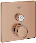 GROHE Thermostat Grohtherm SmartControl 29123 eckig FMS 1 ASV warm sunset geb.,