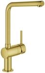 GROHE K&uuml;chenarmatur Minta 31375 L-Auslauf cool sunrise geb&uuml;rstet, 31375GN0 31375GN0