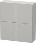 Duravit L-Cube Halbhochschrank Betongrau Matt 700x243x800 mm - LC116700707