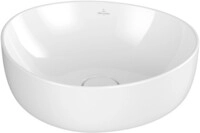 Villeroy & Boch Aufsatzwaschbecken Antao 400x395mm Asymmetrisch ohne &Uuml;berlauf Weiss