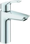 GROHE Waschtischarmatur Eurosmart M-Size Push-open Ablaufgarnitur chrom, 23923003