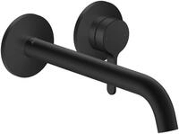 Hansgrohe Waschtischmischer Unterputz Axor One Fertigset mit Hebelgriff mattschwarz,