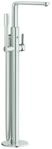 GROHE EH-Wannenbatterie Lineare 23792 Bodenmontage Fertigmontageset supersteel,