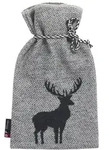 David Fussenegger W&auml;rmflasche Silvretta 'Hirsch Struktur' 2L 21 x 38 cm Filz -