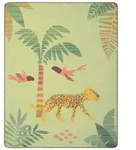 Biederlack Babydecke 'Wildlife' 75 x 100 cm Gr&uuml;n