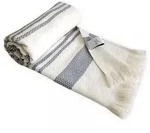 framsohn Hamamtuch Boho Living 'Zick - Zack' 100 x 180 cm Grau