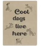 David Fussenegger Hundedecke 'cool dogs live here' 100 x 140 cm Natur- Beige