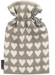 David Fussenegger W&auml;rmflasche Silvretta 'Herzen' 2L 21 x 38 cm Rauch - Beige