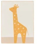David Fussenegger Babydecke Lili mit Stick 'Giraffe' 70 x 90 cm Rohwei&szlig;