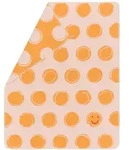 David Fussenegger Babydecke Juwel mit Stick 'Happy Faces' 70 x 90 cm Hellorange